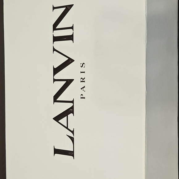 Lanvin White and Gold Women's Sneakers SZ 9 - Unisex - Picture 7 of 9